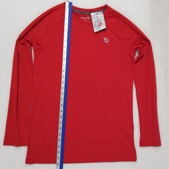 Baleaf Men's Raglan Sleeve Shirt Size Small Measures 36" Chest BUT Tagged 2XL ?? - Picture 8 of 9